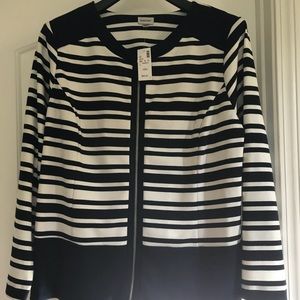 Navy And White Blazer Sz 2x